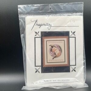 Imaginating Shepherd Holding Lamb‎ Cross Stitch Kit Christian Motif With Hearts